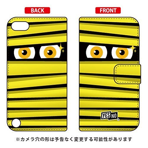 YESNO Folio Smartphone Case Miira-kun Yellow / for iPod Touch (5th Generation) ATC5TH-IJTC-401-N238