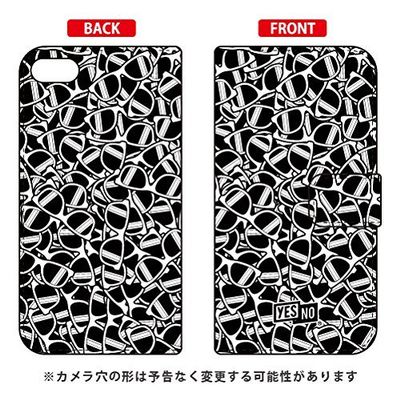 YESNO Notebook Type Smartphone Case Sunglasses White / for iPod touch (6th Generation) ATC6TH-IJTC-401-N280