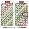YESNO Notebook-Type Smart Phone case Rainbow Stripe White/for iPod Touch (5th Generation) ATC5TH-IJTC-401-N300 view 1