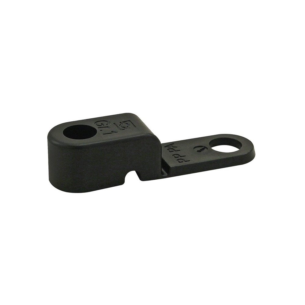 80/20 Inc., 2500, 10 and 15 Series, 1/8" Single Cable and Tube Clamp, 25 Pack