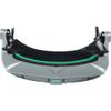 MSA 10115821 V-Gard Frame - Elevated Temperature Applications, Fits Cap-Style Hard Hats, Gray, Polycarbonate (PC), Non-Metal, Includes Replaceable Debris Control Attachment, Durable & Reusable view 1