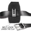 AGOZ Golf GPS Holder Case for Garmin Approach G6 G7 G8 G80, GolfBuddy VTX, SkyGolf SkyCaddie Touch, Heavy Duty Holster Pouch Cover with Strong Metal Belt Clip Loops - 4.5" x 2.3" x 0.7" Black view 4