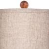 360 Lighting Fraiser 23 1/2" High Table Lamp Tapered Faux Wood Modern Brown view 3