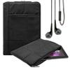 VANGODDY Pillow Zippered Sheen Quilted Sleeve (BLK) for Acer Iconia Tab 10, One 10, One 8, Aspire Switch 10, Predator 8 Tablets and Earbuds view 1