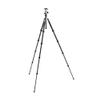 Gitzo Traveler Tripod with Center Ball Head - Compact, Foldable and Light, with Short Column Included for Ground Level Shoots - Series 1-5 Sections - Carbon Fiber - GK1555T-82TQD view 2