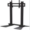 Crimson AV S90 Heavy Duty Floor Stand for Displays from 37" to 90", Black, 300lb (136kg) Mount Weight Capacity, 800x500mm Max Mounting Pattern, Tilt +15/-5, One-Touch Lock and Key System view 1