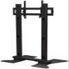 Crimson AV S90 Heavy Duty Floor Stand for Displays from 37" to 90", Black, 300lb (136kg) Mount Weight Capacity, 800x500mm Max Mounting Pattern, Tilt +15/-5, One-Touch Lock and Key System view 2