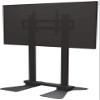 Crimson AV S90 Heavy Duty Floor Stand for Displays from 37" to 90", Black, 300lb (136kg) Mount Weight Capacity, 800x500mm Max Mounting Pattern, Tilt +15/-5, One-Touch Lock and Key System view 3