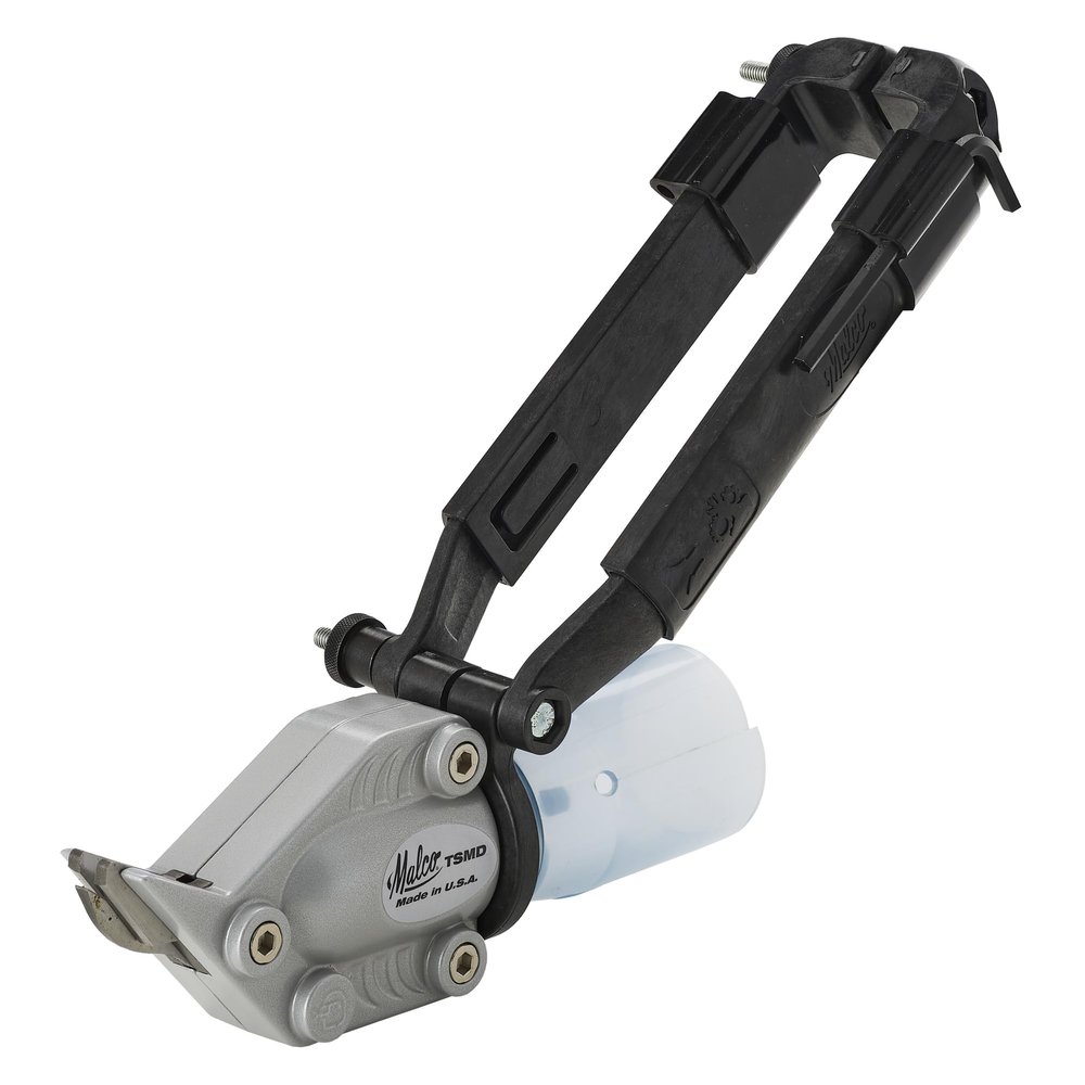 Malco TSMD Double-Cut TurboShear Attachment |Clean Straight Edge on Both Sides of the Cut | Power Assisted Sheet Metal Drill Attachment Cutting Tool | 18ga Cutting Capacity | Power Shears