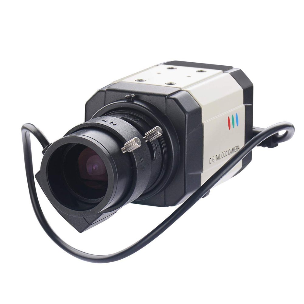 Vanxse CCTV Mini HD 1/3 CCD 960h Auto Iris 1000tvl 2.8-12mm Varifocal Lens Bullet Box Security Camera Indoor/Outdoor Surveillance Camera