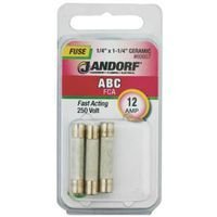 Manufacturers Direct Fuse ABC 12A Fast Acting
