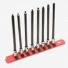 Hex 1/4" Drive Bit Socket Set 6" Long 3/32" - 1/4" view 1