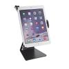 K&M Konig & Meyer 19792.016.55 Universal Tablet Holder Table/Desk Stand | Stable Base | Secure Snap Lock | Quick Release | Rotate Portrait/Landscape | Adjust Angle | Portable | German Made | Black view 2