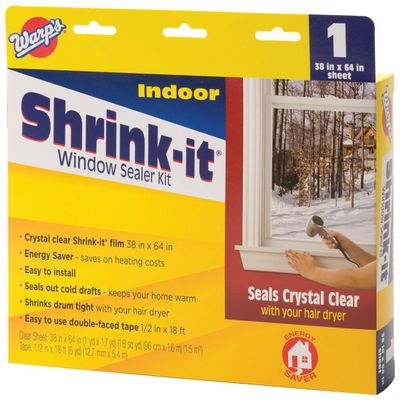 Warps SK-38 36" X 64" Clear Shrink Film Window Kits