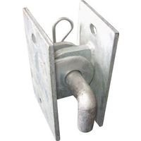 Multinautic Silver Galvanized Steel Connector Hinge
