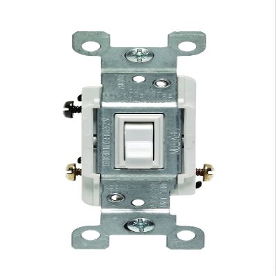 Leviton S02-01453-2WS White 15 Amp 1-Port 3-Way QuickPort Decora Insert
