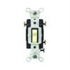 Leviton S03-CS320-2IS Ivory Commercial Grade 3-Way AC Quiet Switches Toggle view 1