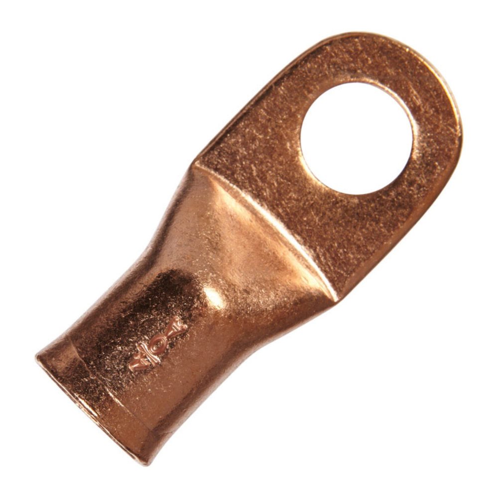 Terminal, Electrical Lug, 4/0 Gauge, Uninsulated, 1/2 Inch: Durable Design for Heavy-Duty Use