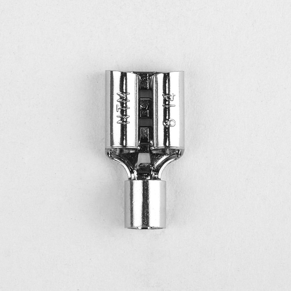 Terminal, Female Disconnect, 12-10 Gauge, High Temp, 0.250 Inch: Reliable Connection for High-Temperature Applications