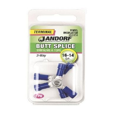 Jandorf Specialty Hardw Term Butt Spl 3Way Vinyl Insul 60858
