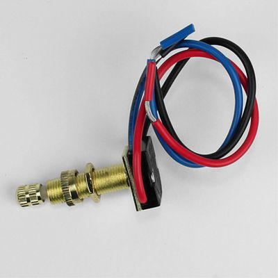 Switch, Rotary, 3-Way, Brass, 2-Circuits: Durable Design for Reliable Operation