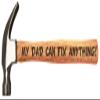 Personalized Gifts for Dad Can Fix Anything Hammer view 1