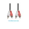 2 Pack, 12 Feet 2 RCA Male to Male Audio Cable (2 White/2 Red Connectors) , CNE467011 view 2