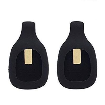 HWHMH 2pcs Replacement Clip for Fitbit Zip Only (No Tracker) (Black&Black)