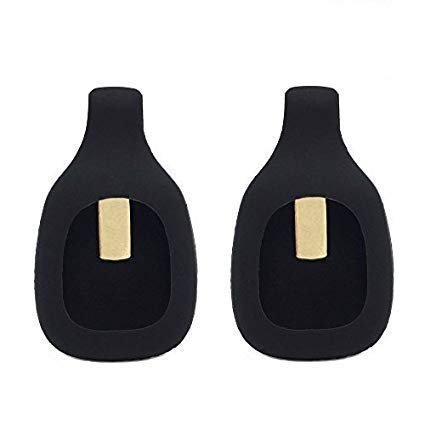 HWHMH 2pcs Replacement Clip for Fitbit Zip Only (No Tracker) (Black&Black)