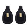 HWHMH 2pcs Replacement Clip for Fitbit Zip Only (No Tracker) (Black&Black) view 1