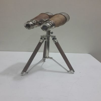 Vintage Table Chrome Binocular Tripod Binocular with Tripod Rustic Vintage Home Decor Gifts