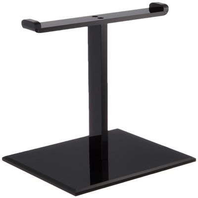 Timely Headphone Stand [Acrylic] Headphone Connect for 2 [Black] hpstand  Duo  B1