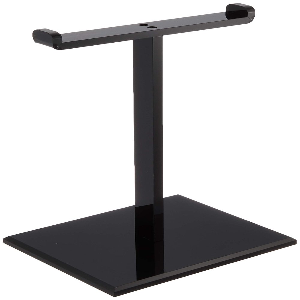 Timely Headphone Stand [Acrylic] Headphone Connect for 2 [Black] hpstand  Duo  B1