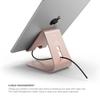 elago P2 Stand [Rose Gold] - [Premium Aluminum][Ergonomic Angle][Cable Management] - for iPad and Tablet PC view 3