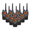 Midland GXT1000 GMRS Walkie Talkie - Long Range Two Way Radio with NOAA Weather Scan + Alert, 50 Channels, and 142 Privacy Codes (Black/Silver, 10 Radios) view 1