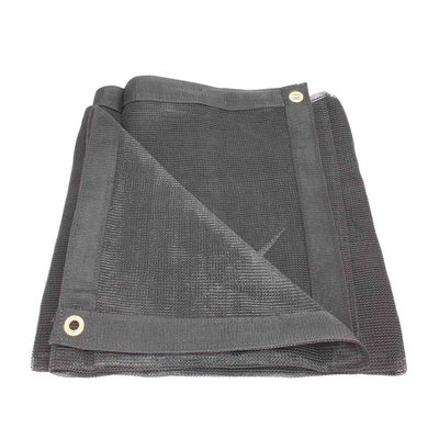 12'x16' Black 70% Shade Mesh Tarp for Outdoor w/Grommets - 6 Oz Extra Durable Heavy Duty Mesh Tarps for Dump Truck, Rolloff Trucks - Mesh Shade Net Cloth for Sun, Plant, Patio