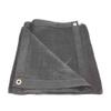 12'x16' Black 70% Shade Mesh Tarp for Outdoor w/Grommets - 6 Oz Extra Durable Heavy Duty Mesh Tarps for Dump Truck, Rolloff Trucks - Mesh Shade Net Cloth for Sun, Plant, Patio view 1