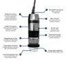 Dino-Lite USB Digital Microscope AM7115MZTL - 10x - 140x Optical Magnification, Measurement, Polarized Light view 2