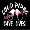 6 x 3.75 Loud Pipes Saves Lives Vinyl Die Cut Decal Bumper Sticker, Windows, Cars, Trucks, laptops, etc view 1