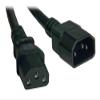 Tripp Lite P004-004-13A 4FT Computer Power Cord EXTENSCompatible with Ion Cable C14 to C13 13A 16AWG view 1