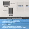 HVAC Premium 25"w X 20"h Steel Return Air Grilles - Sidewall and Ceiling - HVAC Duct Cover - White [Outer Dimensions: 26.75"w X 21.75"h] view 2