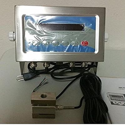 Compression Scale 2000 X 0.2 LB, S-Type Load Cell / LCD Digital Indicator, New