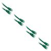 C&E 4 Pack Cat5e Cable with UTP Molded Boot 350MHz 4 Feet Green, CNE483035 view 1