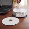Verbatim M DISC BD-R 100GB 4X White Inkjet Hub Printable Blank Blu-Ray Recordable Media 25pk Spindle view 3