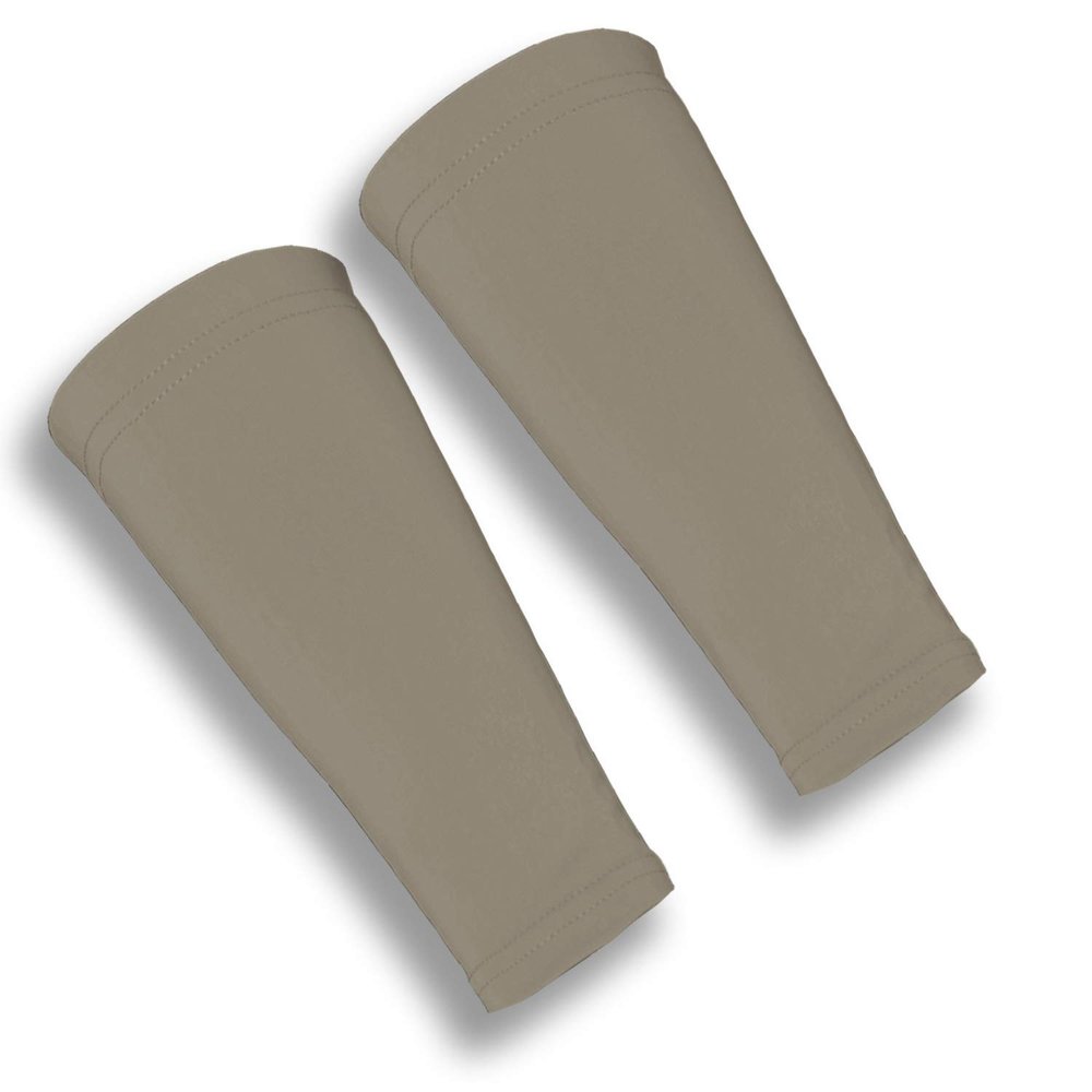 iM Sports Skin Guards Skin Protection Forearm Sleeves + Protects Aging or Thin Skin + UV Protection - Unisex + Made in USA - Cappuccino - XXX-Large - Pair