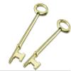Lucky Line Skeleton Key with Flat TIP for Lever Locks, Antique Doors & Locks, 2 Pack (87002) view 1