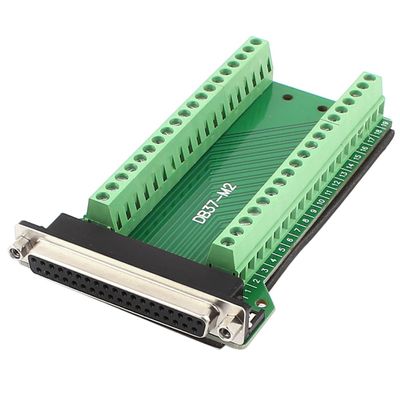 uxcell DB37 D-SUB Female 37pin Terminal Breakout PCB Board Screw Adapter