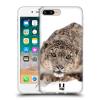 Head Case Designs Snow Leopard On Ice Wildlife Gel Case [Military Grade Protection] Compatible with Apple iPhone 7 Plus/iPhone 8 Plus and Compatible with MagSafe view 1