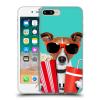 Head Case Designs Doggie at The Movies Funny Animals Gel Case [Military Grade Protection] Compatible with Apple iPhone 7 Plus/iPhone 8 Plus and Compatible with MagSafe view 1