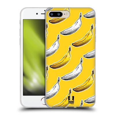 Head Case Designs Yellow Bananas Gel Case [Military Grade Protection] Compatible with Apple iPhone 7 Plus/iPhone 8 Plus and Compatible with MagSafe